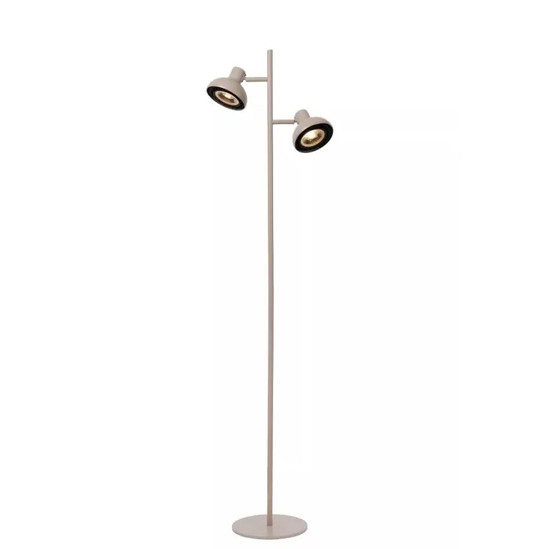 Uitverkoop Lucide Sensas - vloerlamp - 30 x 22 x 137,9 cm - beige