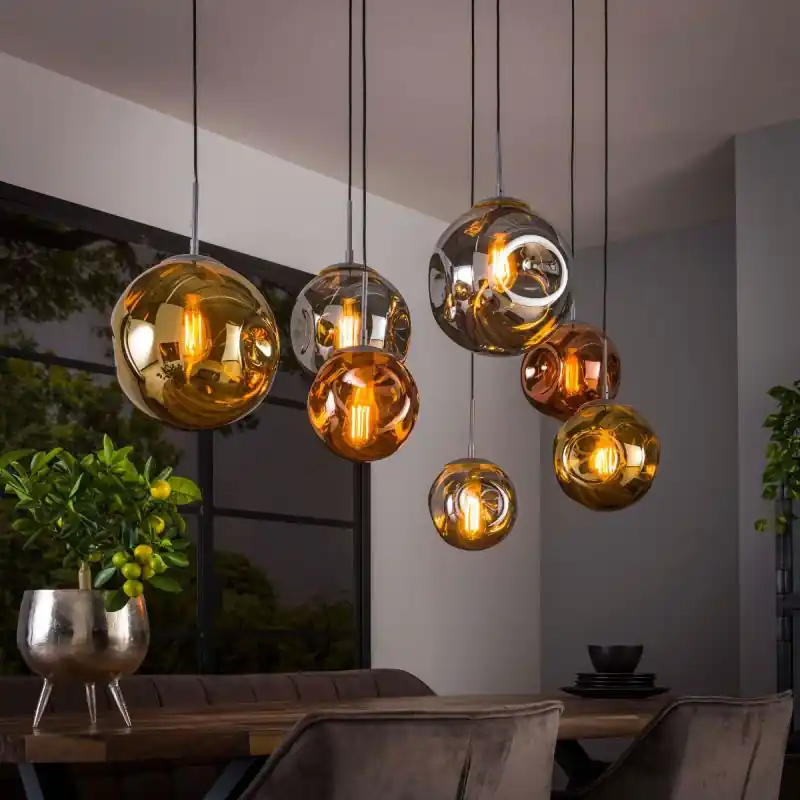 Groothandel Vico Stellar - hanglamp - 130 x 30 x 150 cm - glas