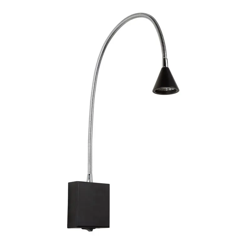Nieuw Lucide Buddy - wandverlichting - 8 x 8 x 60 cm - 3W LED incl. - zwart