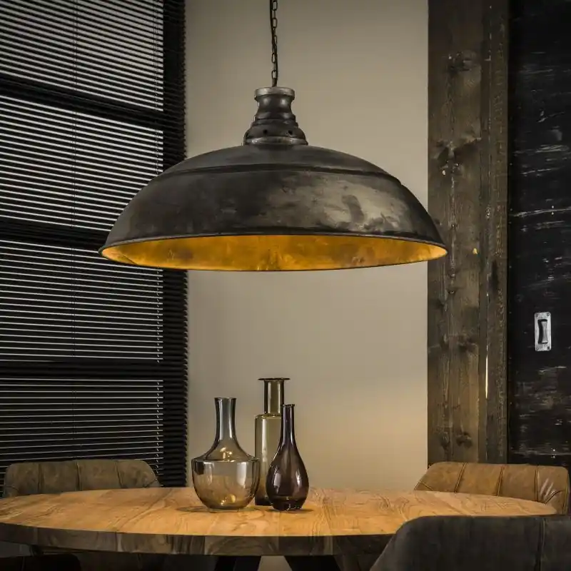 Bestseller Vico Industry - hanglamp - Ø 80 x 150 cm - oud zilver