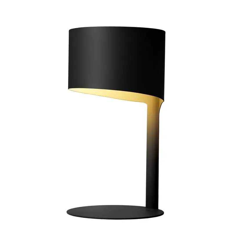 Seizoensaanbieding Lucide Knulle - tafellamp - 28cm - zwart