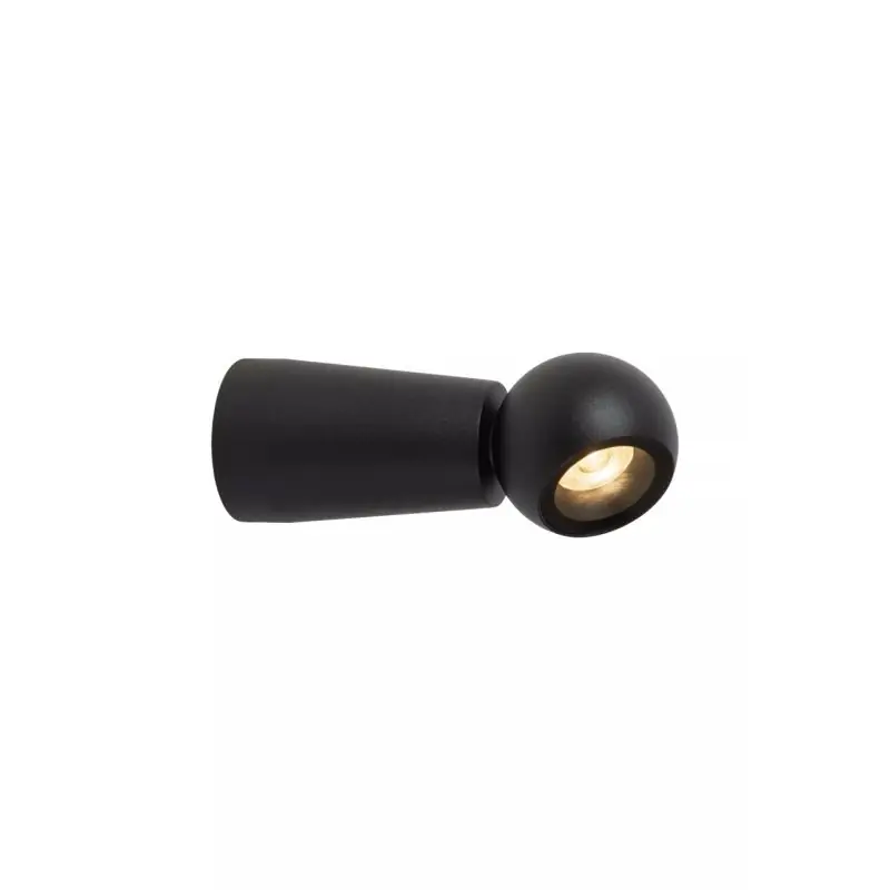 Alleen Vandaag Lucide Ipsos - buiten wandlamp - Ø 6 x 15 cm - 6W LED incl. - IP54 - zwart