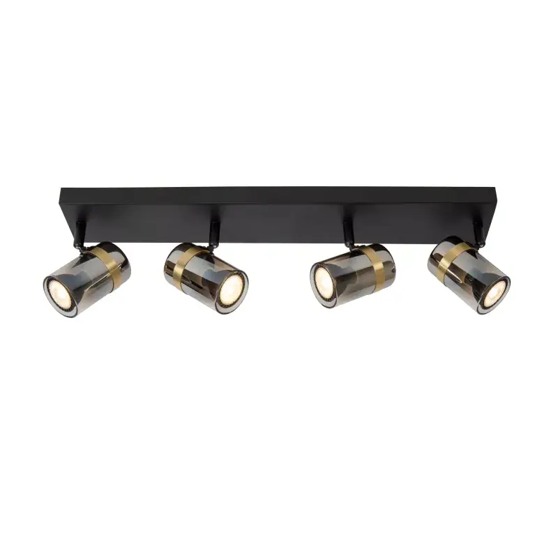 Lucide Upton - opbouwspot 4L - 56 x 9,5 x 12,5 cm - gerookt Speciale Aanbieding