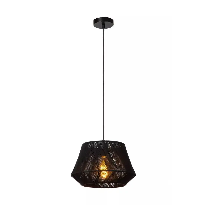 Lucide Jessica - hanglamp - Ø 30 x 154,5 cm - zwart Beperkte Voorraad