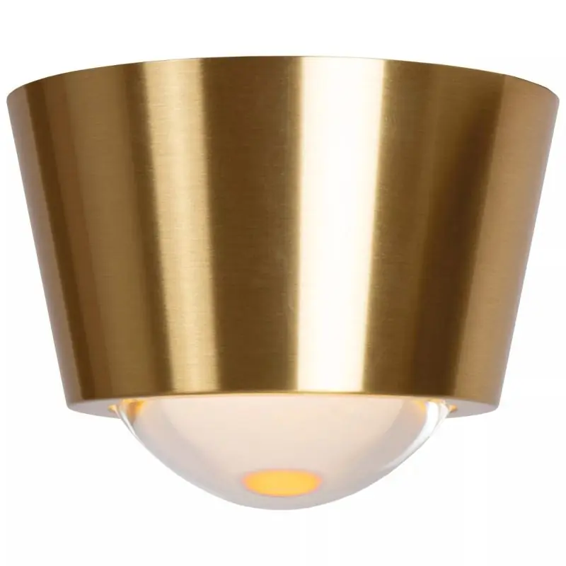 Dagaanbieding Lucide Rigon - plafondverlichting - Ø 9 x 6,6 cm - 7W LED incl. - goud