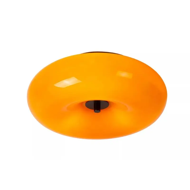 Lucide Senstino - plafondlamp - Ø 30 x 11 cm - oranje Beperkt Aanbod