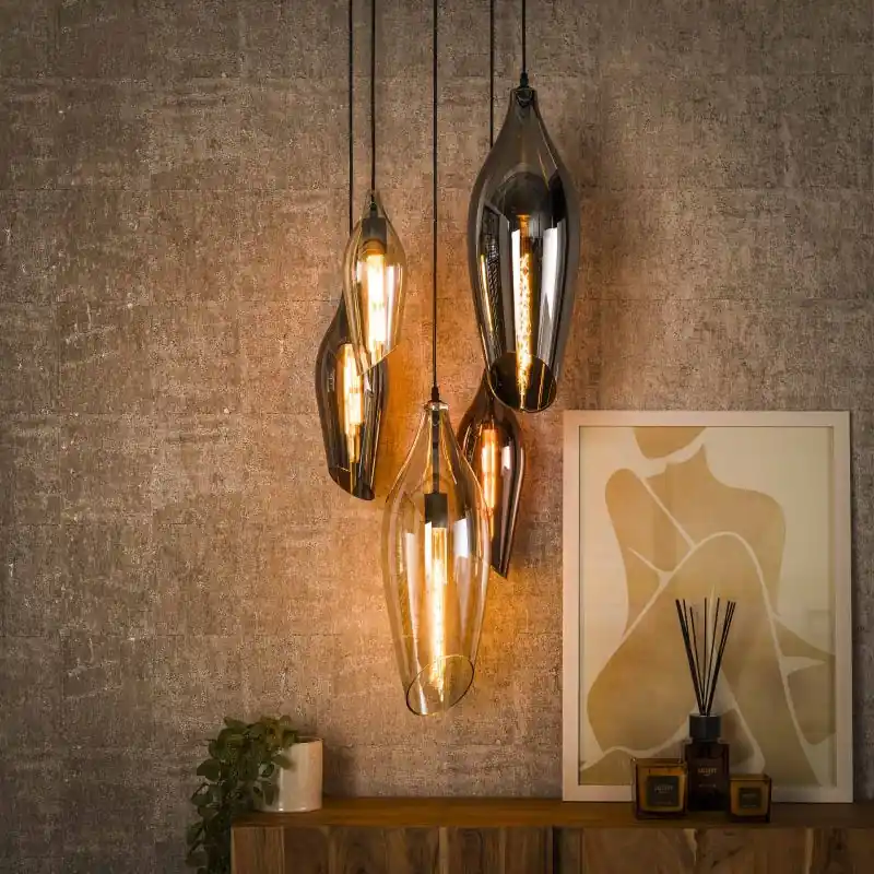 Vico Cocoon - hanglamp - Ø 60 x 180 cm - zwart Merkproduct