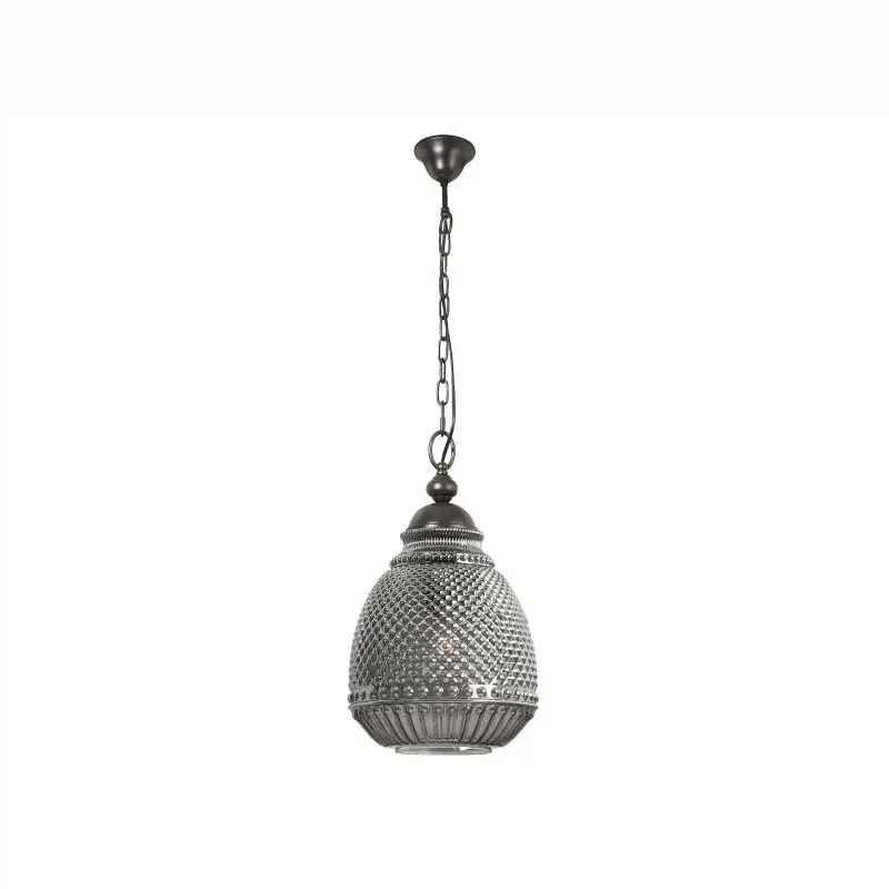 Weekendaanbieding Nova Luce Toulon - hanglamp - Ø 27 x 120 cm - grijs