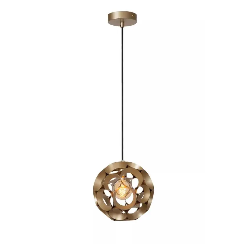 Dagaanbieding Lucide Hannelore - hanglamp - Ø 30 x 163 cm - goud