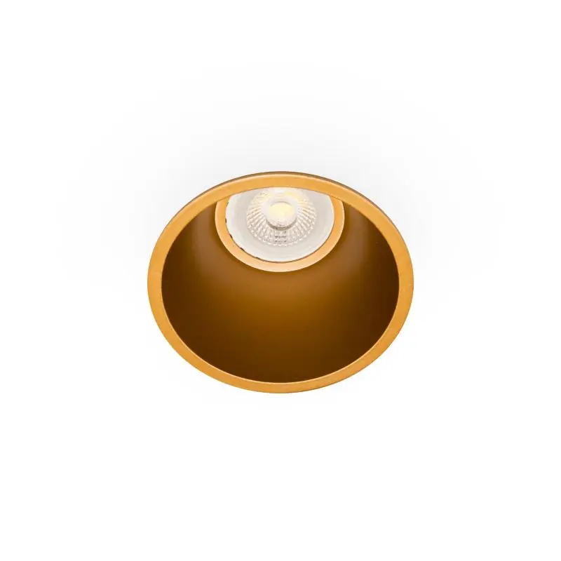 Fabrieksprijs Faro Fresh - inbouwspot - Ø 90 mm, Ø 83 mm inbouwmaat - IP44 - goud