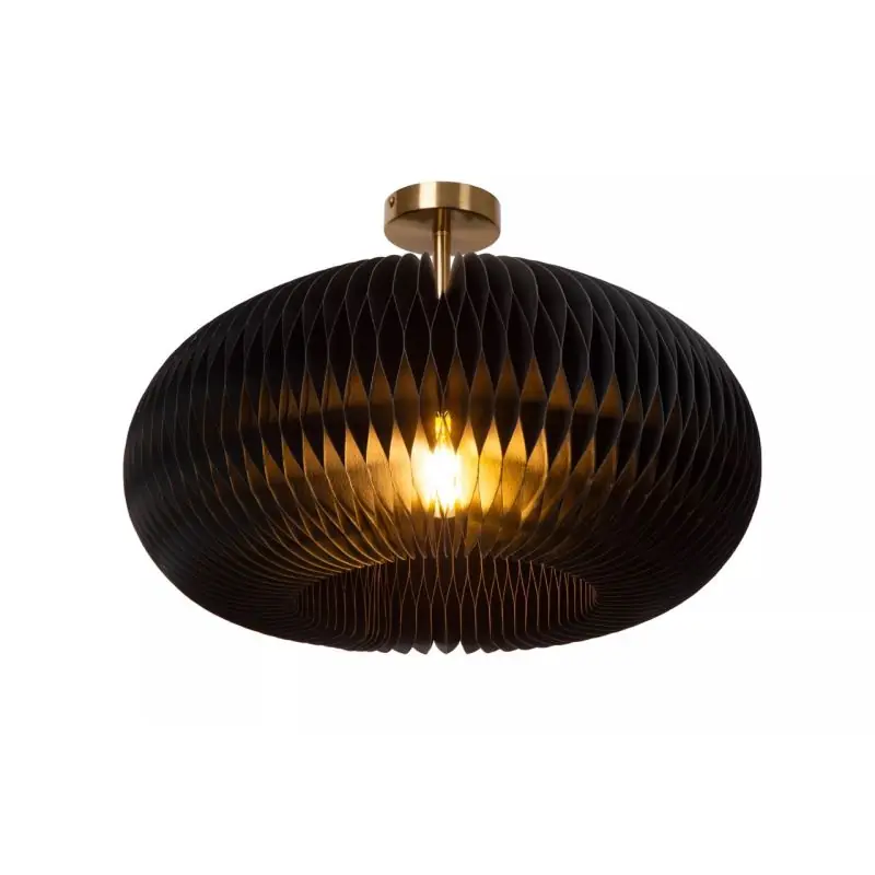Populair Lucide Armoni - plafondlamp - Ø 52 x 26 cm - zwart