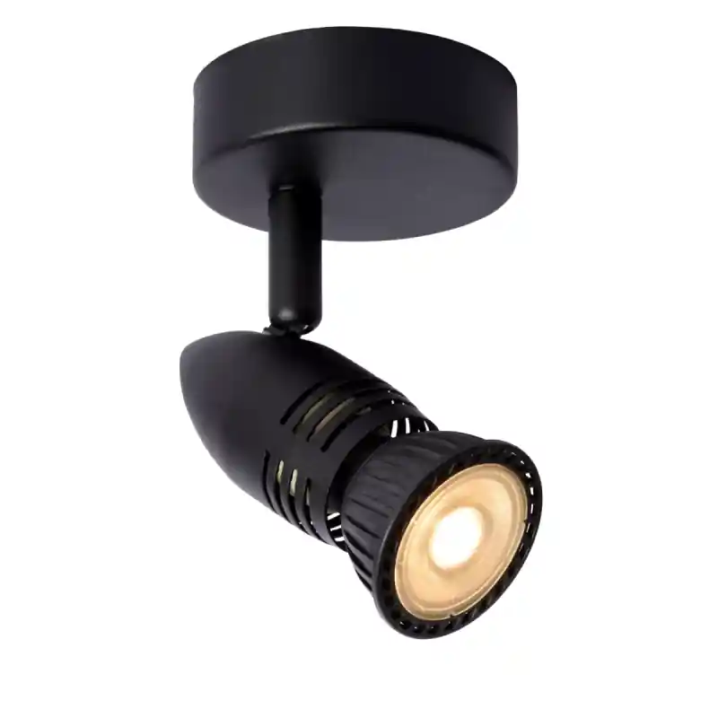 Gratis Retour Lucide Caro - opbouwspot -Ø 9 x 13 cm - zwart