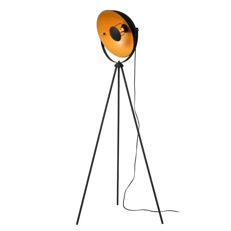 Lucide Alvaro - Vloerlamp - Ø 66,5 x 148 cm - zwart Limited Edition