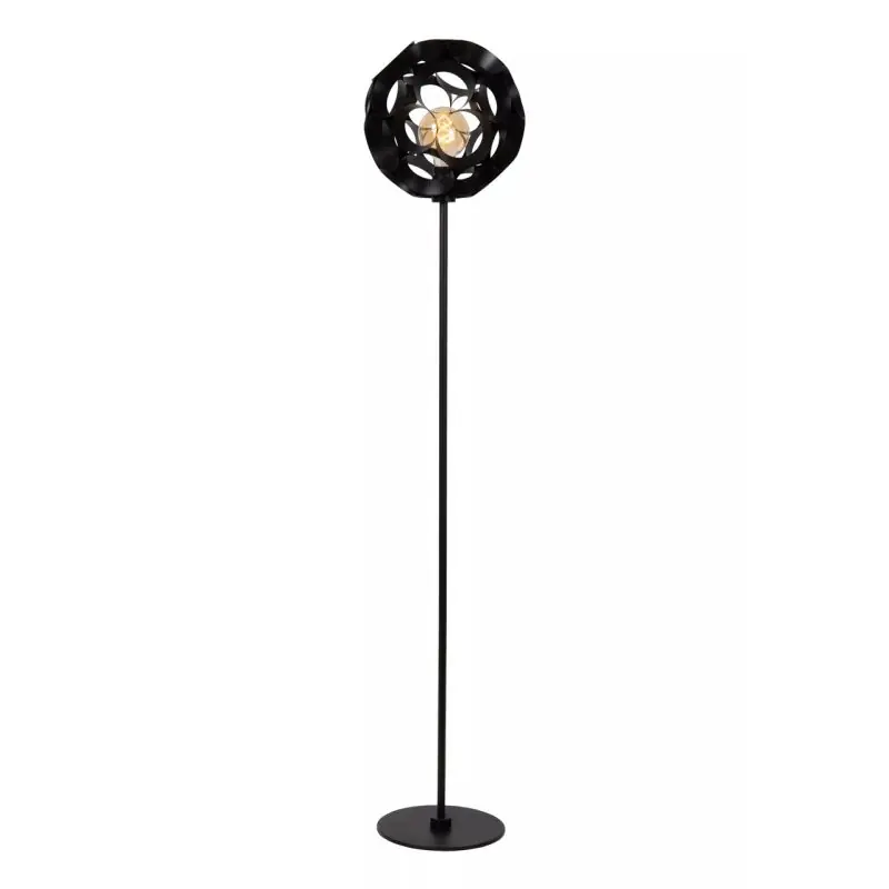 Lucide Hannelore - vloerlamp - Ø 30 x 149,6 cm - zwart Nieuwe Collectie