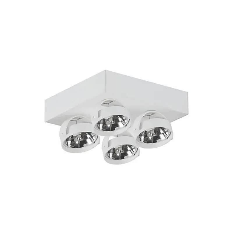 Gratis Retour Artdelight Dutchess - opbouwspot 4L - 25 x 25 x 18 cm - wit