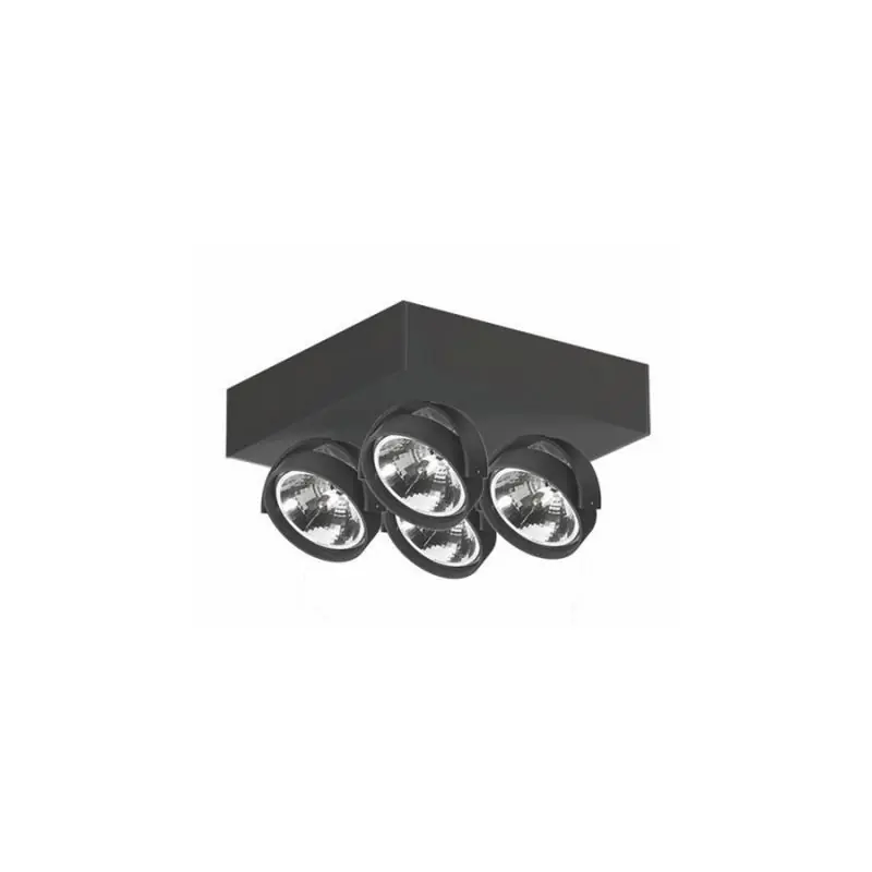 Artdelight Dutchess - opbouwspot 4L - 25 x 25 x 17,5 cm - zwart Merkproduct