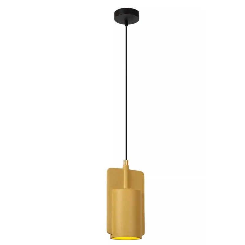Op = Op Lucide Ninja - hanglamp - 15,5 x 11,5 x 120 cm - geel