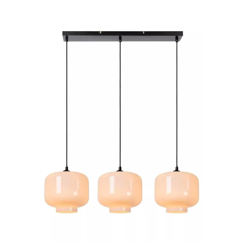 Garantie Inbegrepen Lucide Medine - hanglamp - 90 x 25 x 159,7 cm - wit