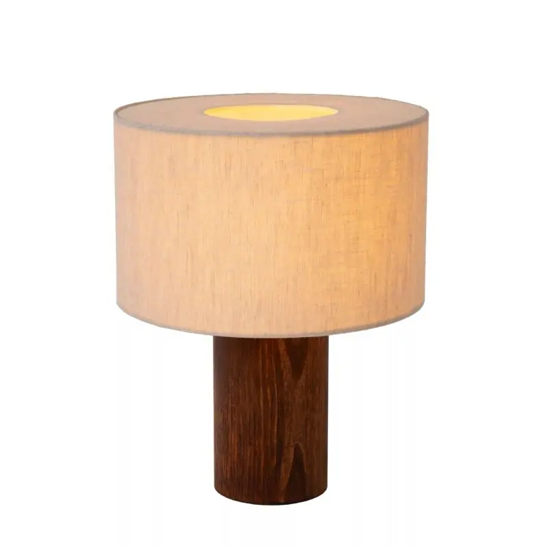 Lucide Tachina - tafellamp - Ø 25 x 31,5 cm - hout Merkproduct