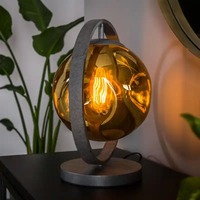 Vico Stellar - tafellamp - Ø 35 x 30 cm - oud zilver Shop Nu