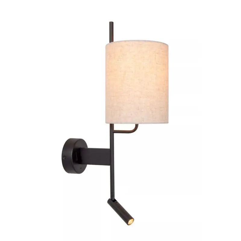 Fabrieksprijs Lucide Magic - wandlamp met USB oplaadpunt - 30 x 18 x 58 cm - 3W LED incl. - wit