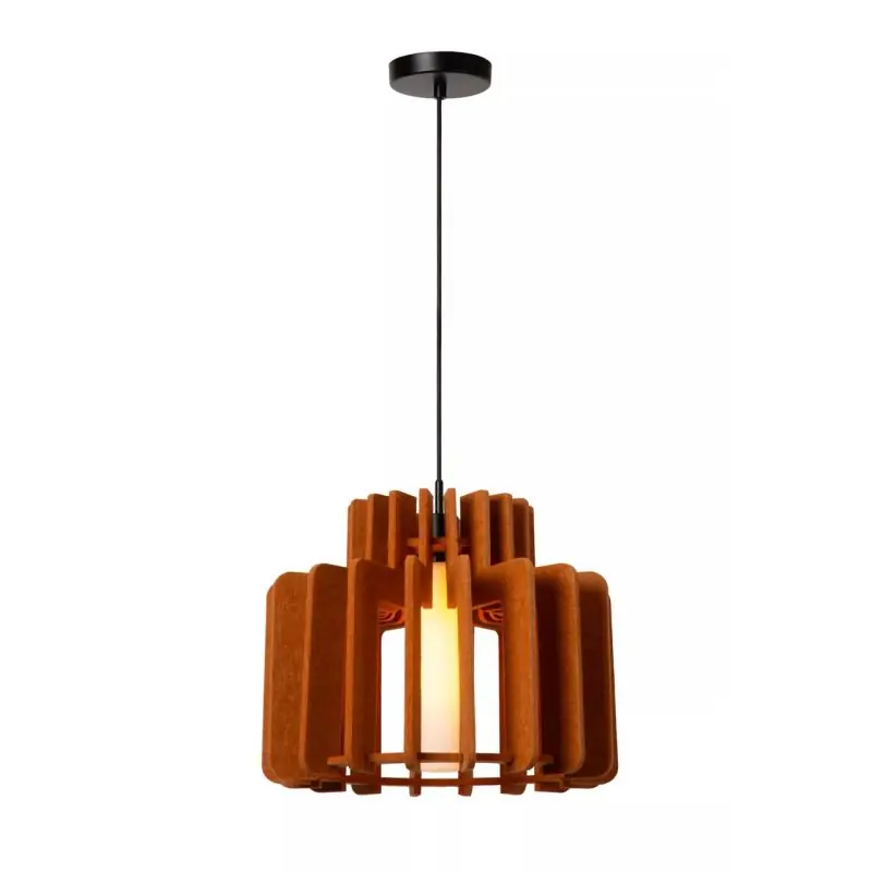 Lucide Rollo - hangamp - Ø 40 x 150 cm - terracotta Beste Prijs