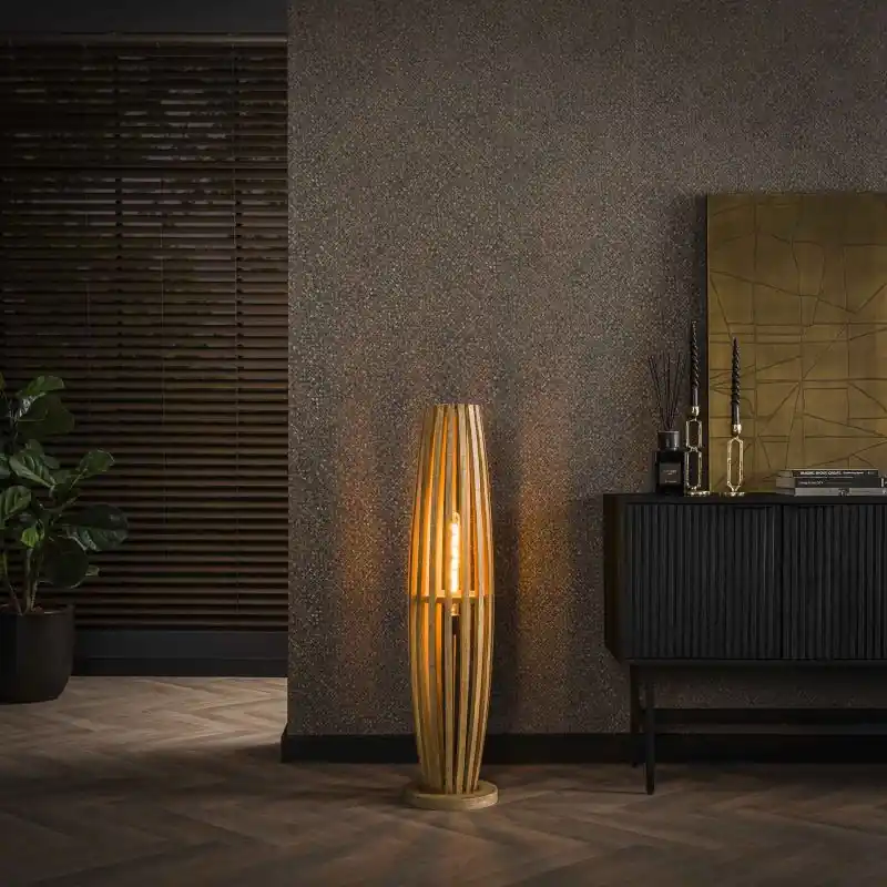 Vico Orbit - vloerlamp - Ø 22 x 105 cm - bruin Professioneel