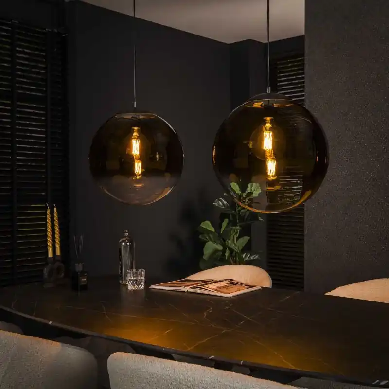 Alleen Vandaag Vico Bubble Shaded XL - hanglamp - 110 x 40 x 150 cm - zwart
