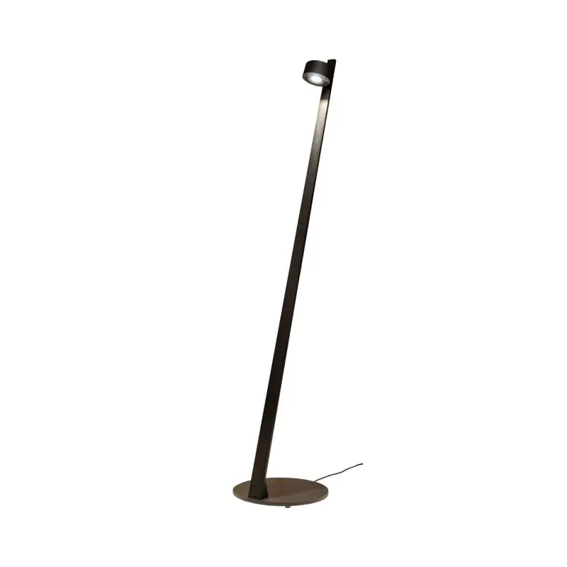 Handgemaakt Artdelight Omega - vloerlamp - Ø 30 x 146,3 cm - 3 stappen dimmer - 7W LED incl. - zwart