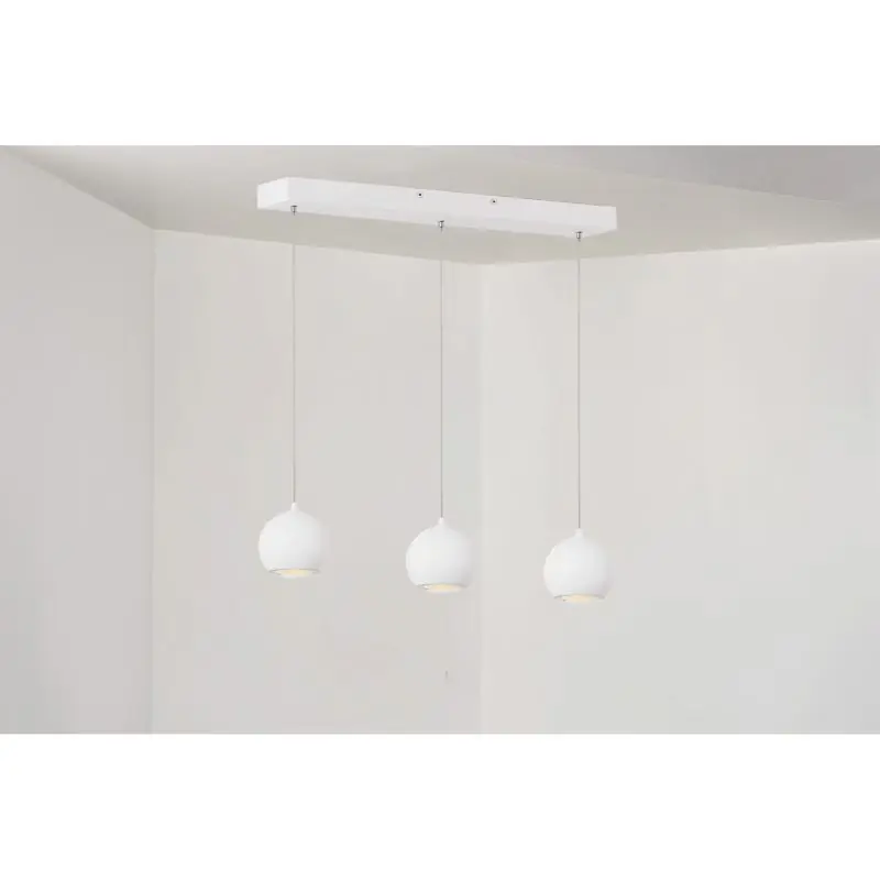 Artdelight Denver - hanglamp - 100 x 8,2 x 200 cm - 3 x 7W dimbare LED incl. - wit Merkproduct