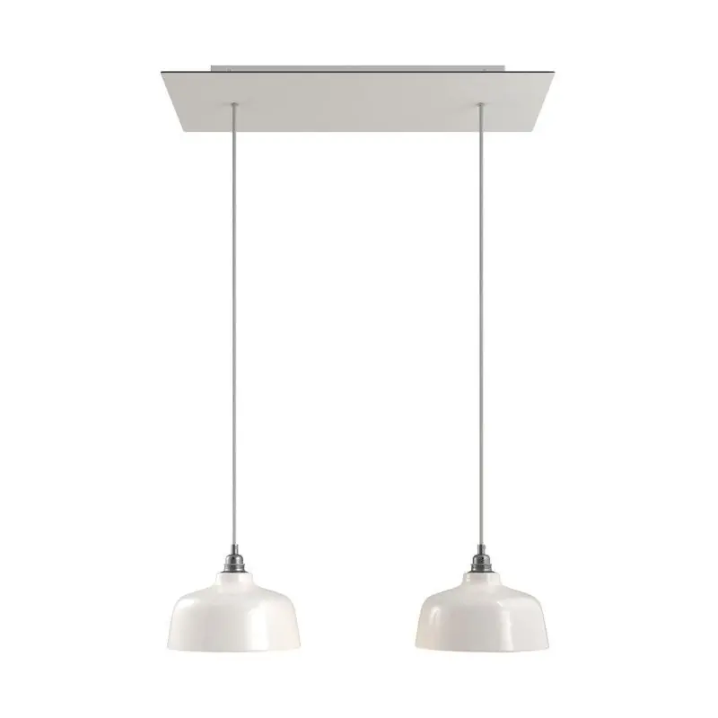 Creative Cables Coppa - hanglamp 2L - 67,5 x 120 cm - wit Alleen Vandaag