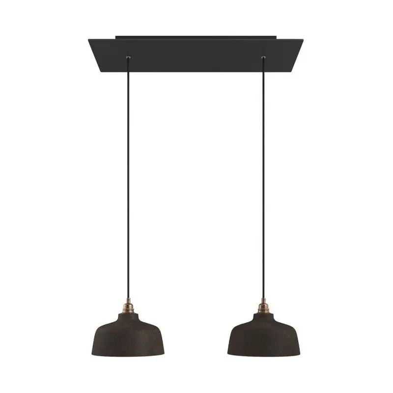 Tijdelijk Beschikbaar Creative Cables Coppa - hanglamp 2L - 67,5 x 120 cm - zwart