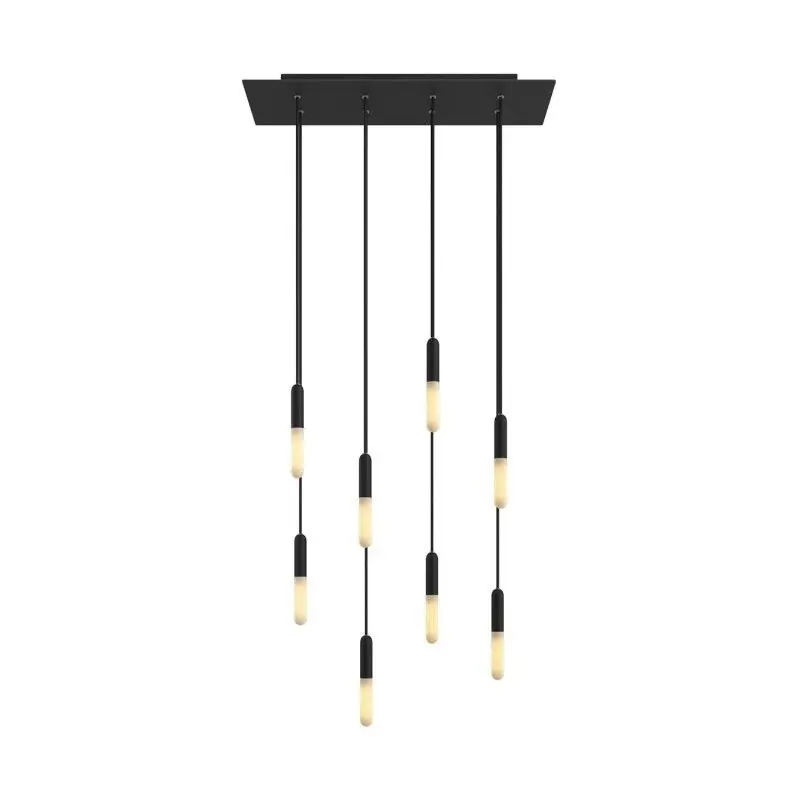 Creative Cables - hanglamp 8L - 67,5 x 130 cm - zwart Budget