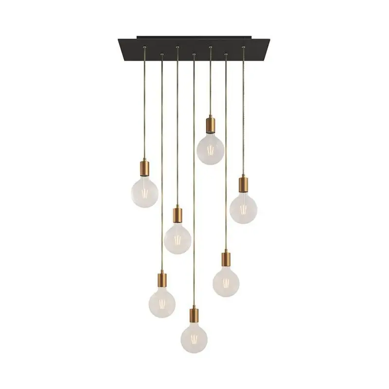 Topkwaliteit Creative Cables - hanglamp 7L - 67,5 x 130 cm - zwart