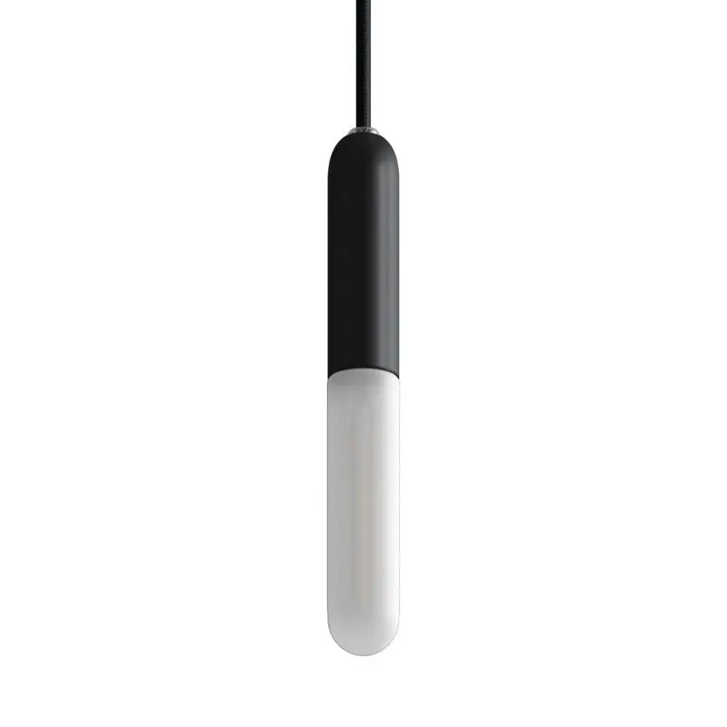 Creative Cables - hanglamp 1L - 12 x 120 cm - zwart Rechtstreeks Van De Fabrikant