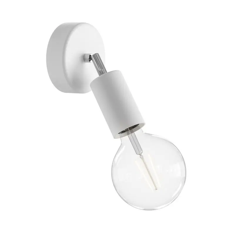 Actieprijs Creative Cables Eiva - buiten- en/of badkamerwandlamp met siliconen bevestiging - Ø 12,5 x 10,5 cm - IP65 - wit