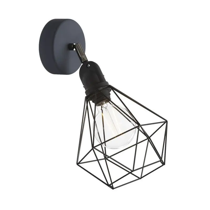 Creative Cables Eiva - buiten- en/of badkamerwandlamp met siliconen bevestiging - Ø 12,5 x 21 x 20 cm - IP65 - zwart Lage Kosten