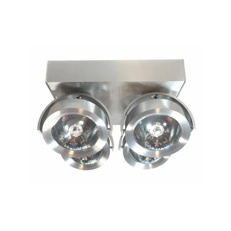 Artdelight Dutchess LED - opbouwspot 4L - 25 x 25 x 17,5 cm - 4 x 13W dimbare LED incl. - aluminium Modern