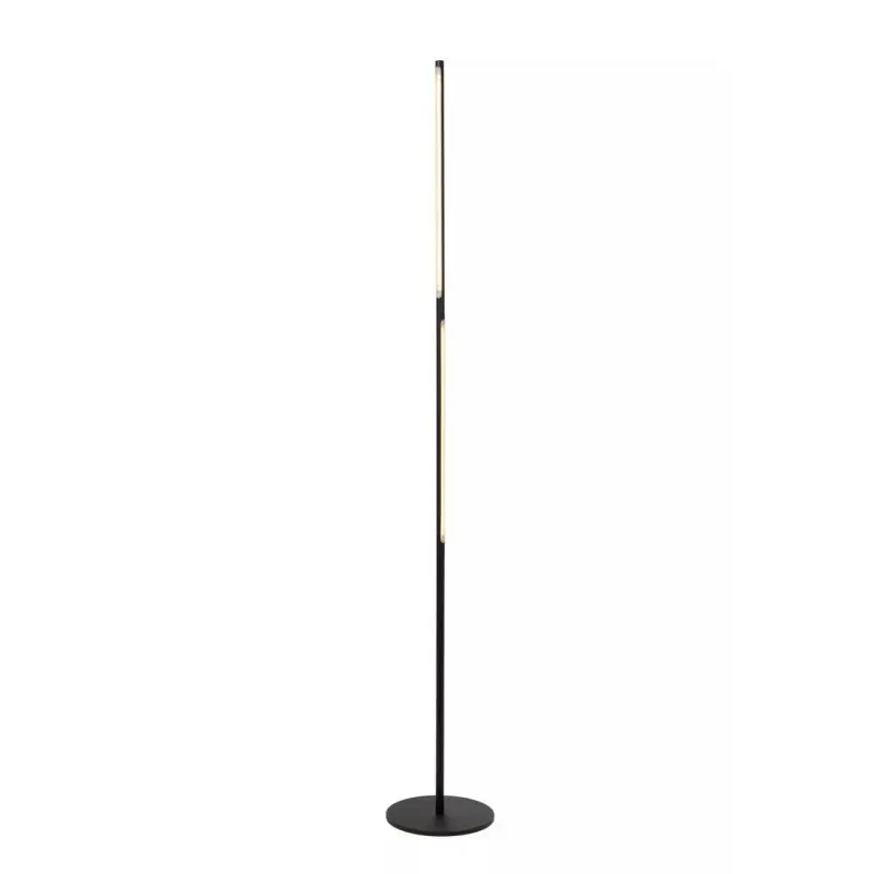 Aanbieding Lucide Finan - vloerlamp - Ø 25 x 170 cm - 3 stap dimmer - 30W dimbare LED incl. - zwart