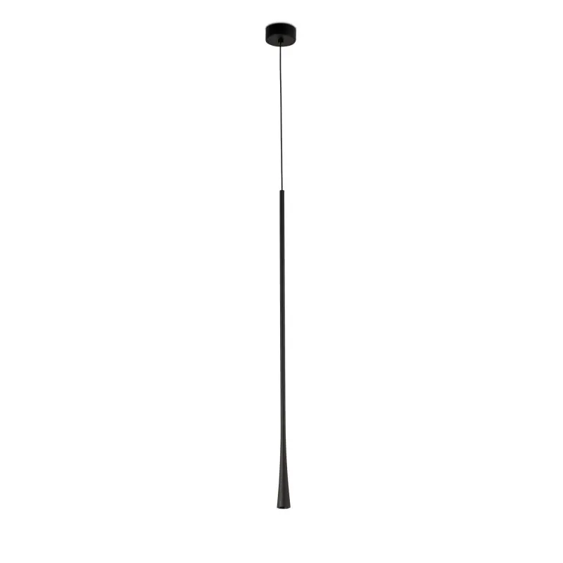 Favoriet Faro Diana 800 - hanglamp - Ø 3,2 x 80 cm - 6W LED incl. - zwart