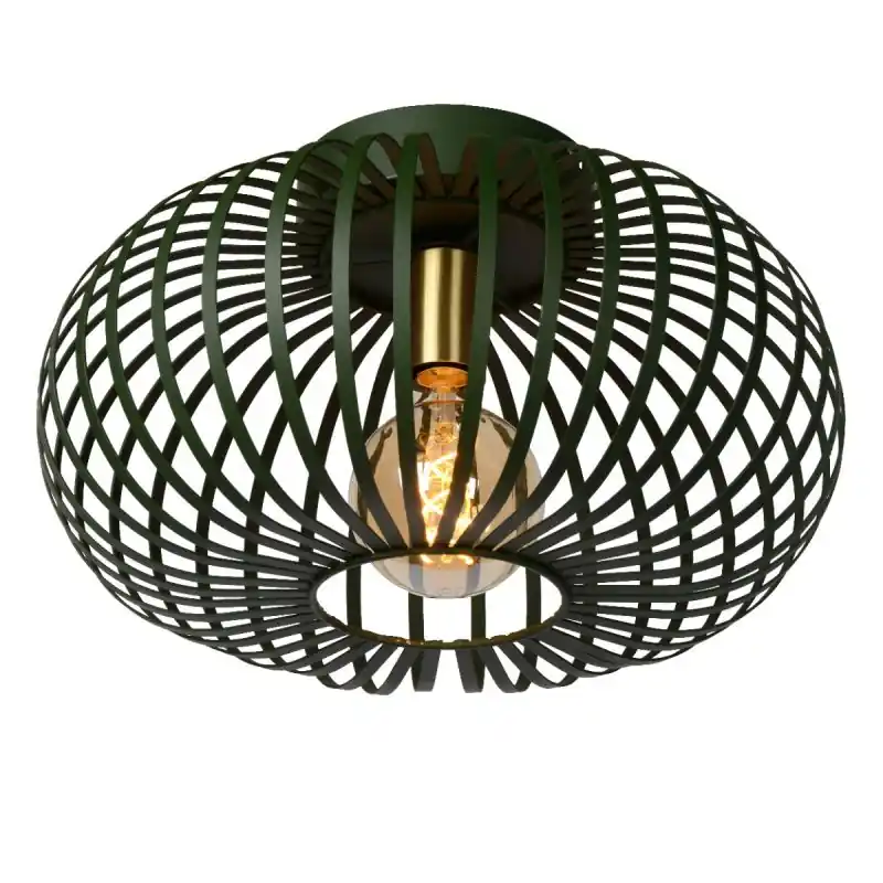 Veilige Betaling Lucide Manuela - plafondverlichting - Ø 40 x 23 cm - groen