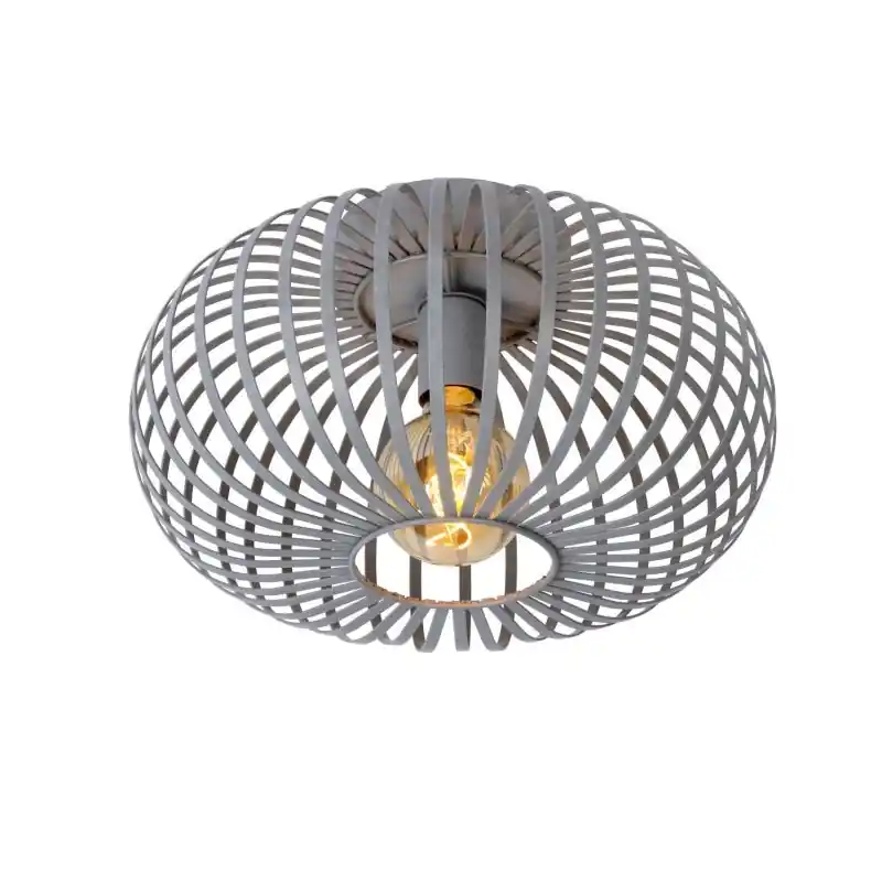 Lucide Manuela - plafondverlichting - Ø 40 x 23 cm - grijs Gecertificeerd