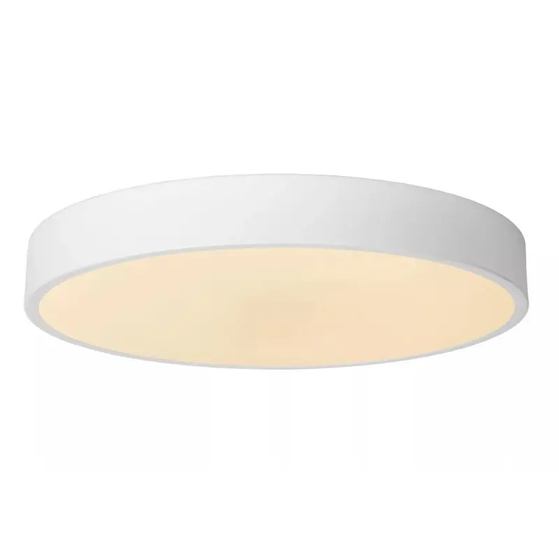Bulkbestelling Lucide Unar - plafondverlichting - Ø 39,50 x 5 cm - 24W dimbare LED incl. - 3 stappen dimmer - wit