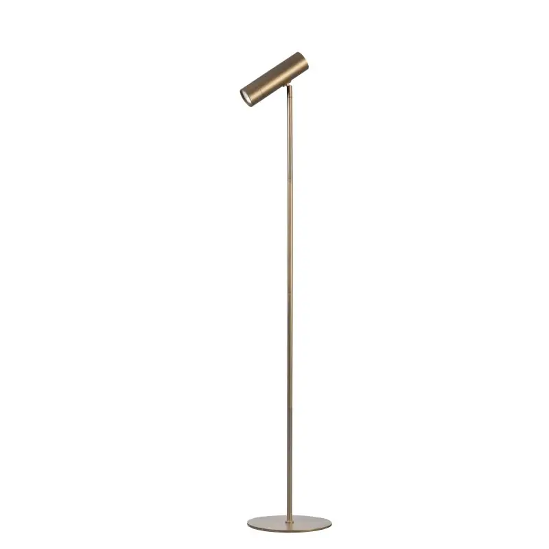 Koop Vandaag ETH Nikki - vloerlamp - Ø 25 x 140 cm - geanodiseerd bruin