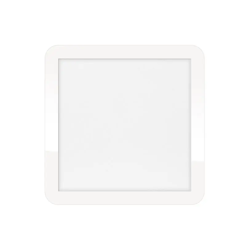Trendy ETH Anne Square - plafondlamp - 30 x 2,7 x 30 cm - 3 stappen dimbaar - 18W LED incl. - IP44 - wit