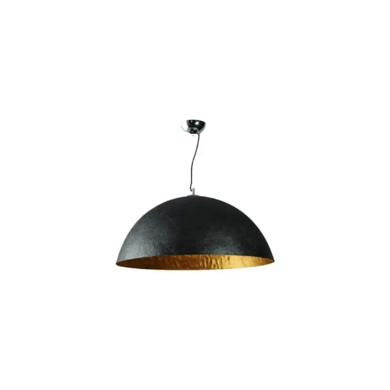Direct Verzonden ETH Mezzo Tondo - hanglamp - Ø 70 x 145 cm - zwart en goud