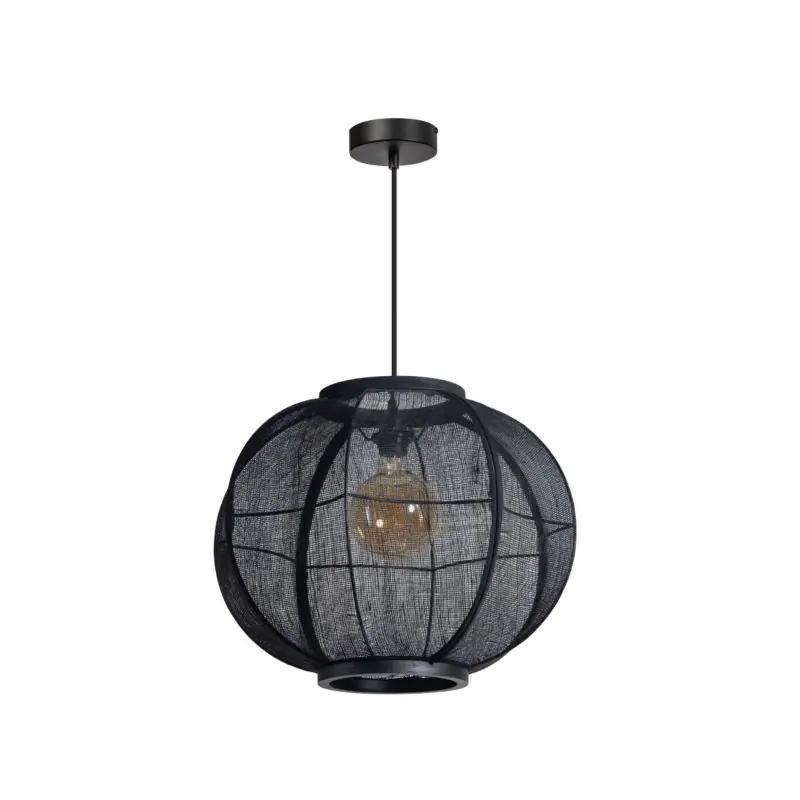 ETH Fabric - hanglamp - Ø 48 x 348 cm - zwart Express Levering