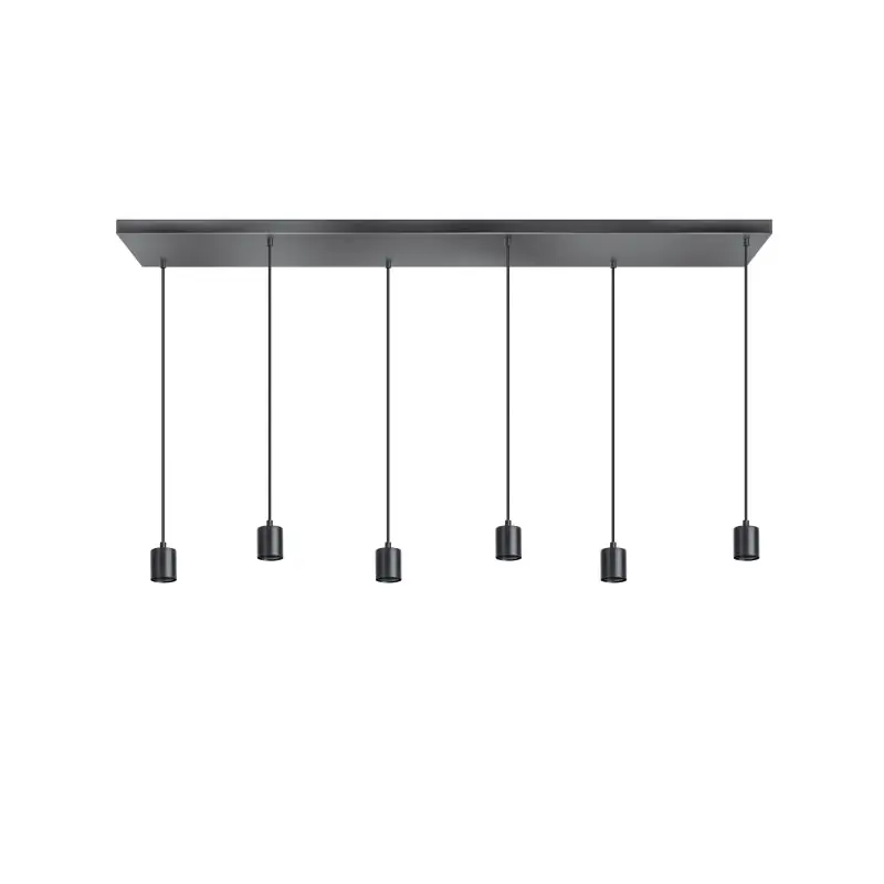 ETH Origin - hanglamp zonder glas - 130 x 25 x 200 cm - zwart Must-Have