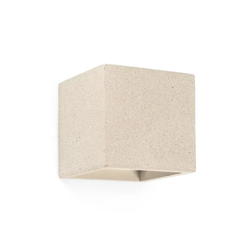 Faro Kamen - wandverlichting - 11,5 x 11,5 x 11,5 cm - beige Laatste Kans