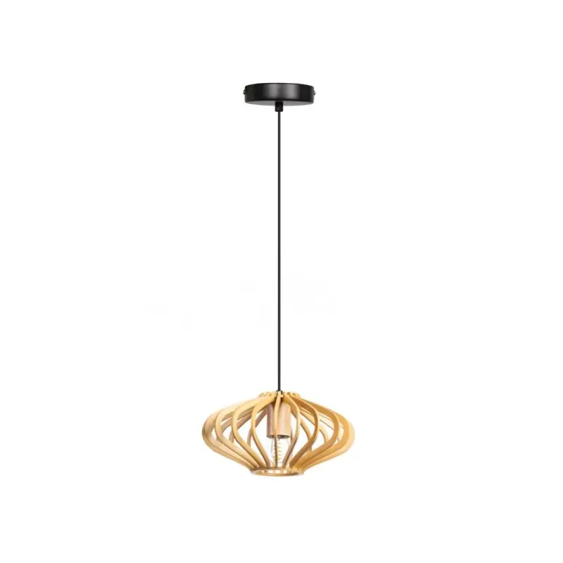 ETH Tess - hanglamp - Ø 25 cm - lichtbruin Garantie Inbegrepen